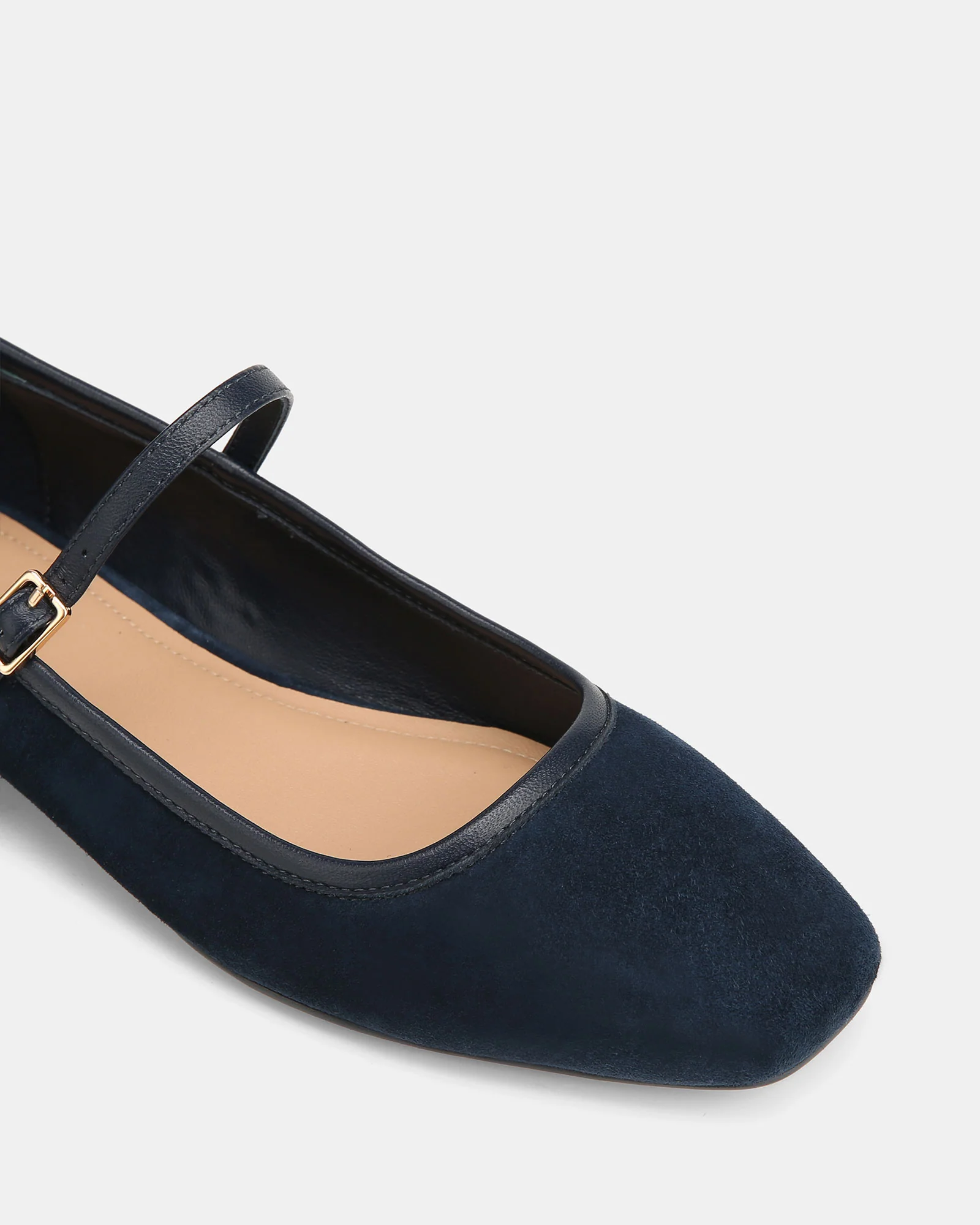 Aimee Navy Suede Leather Mary Jane - Image 3