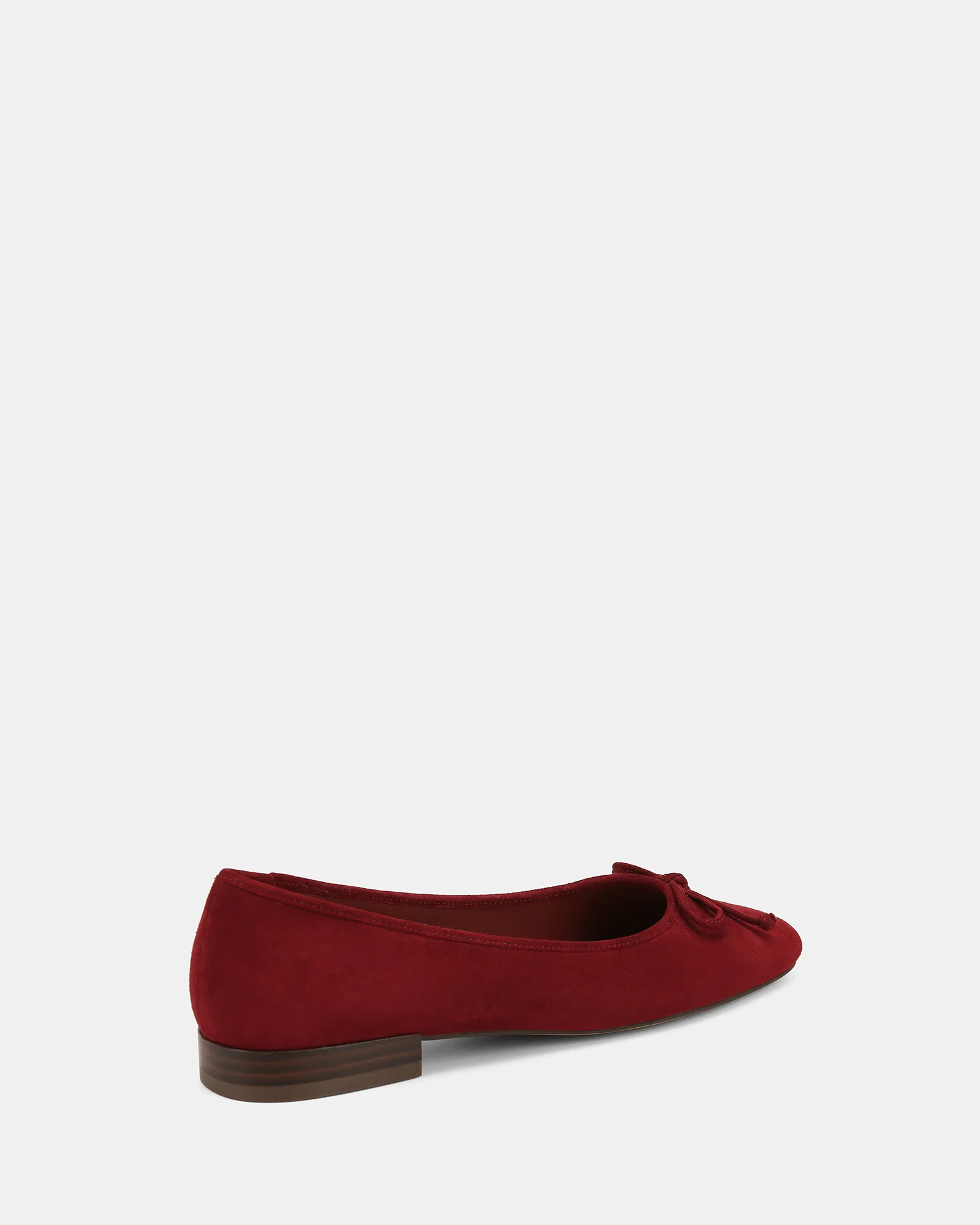 Armenia Berry Suede Leather Ballet Flat - Image 5