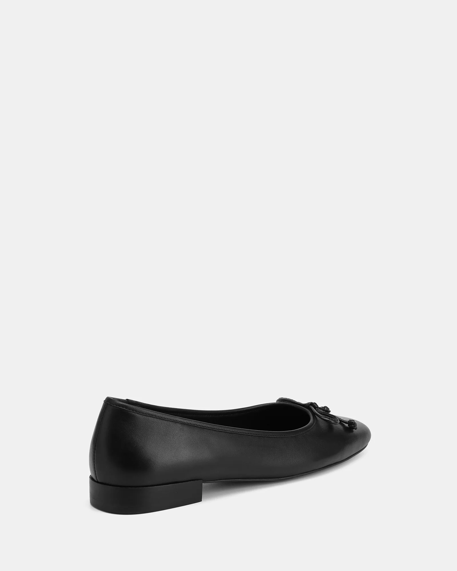 Armenia Black Leather Ballet Flat - Image 4