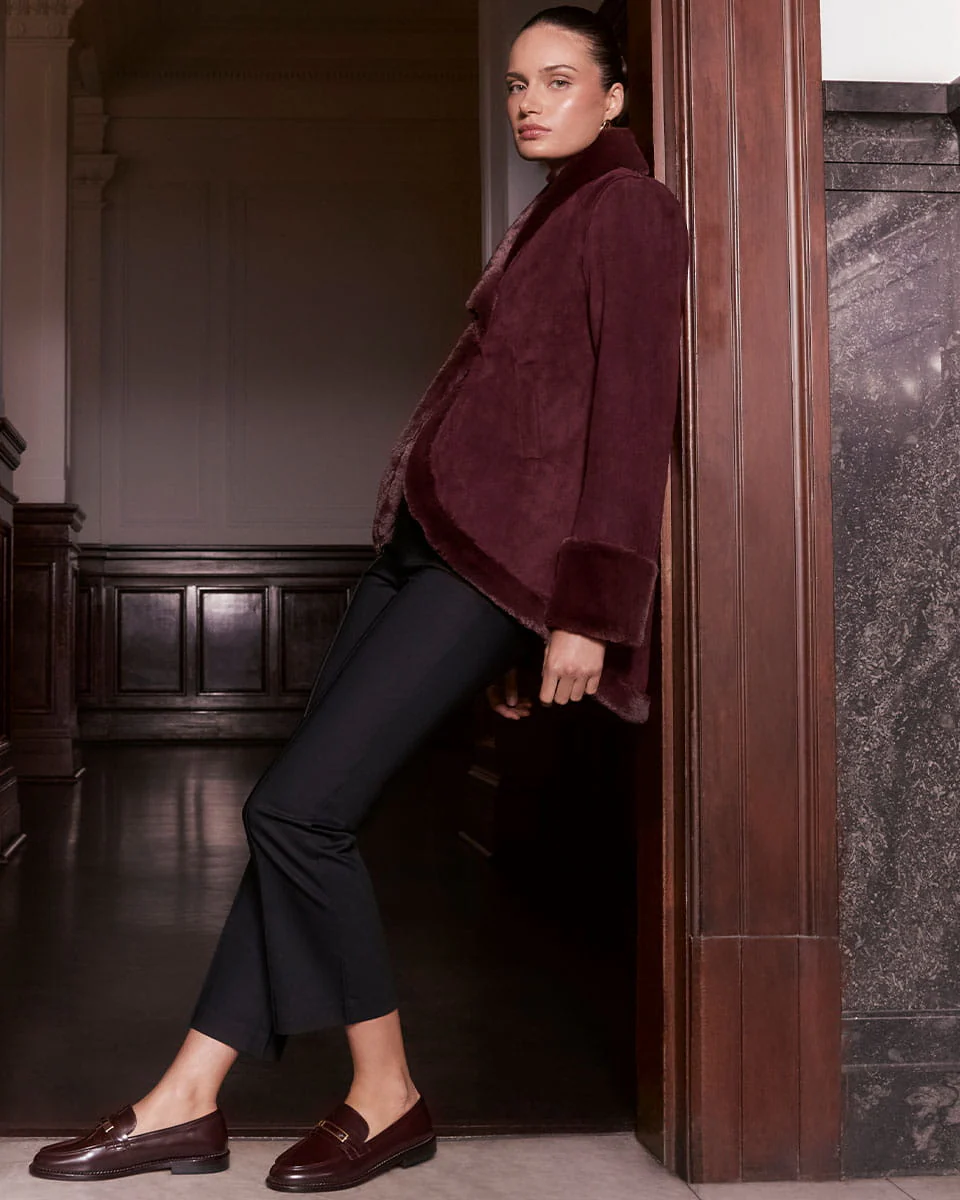 Bennett Plum Leather Loafer - Image 8