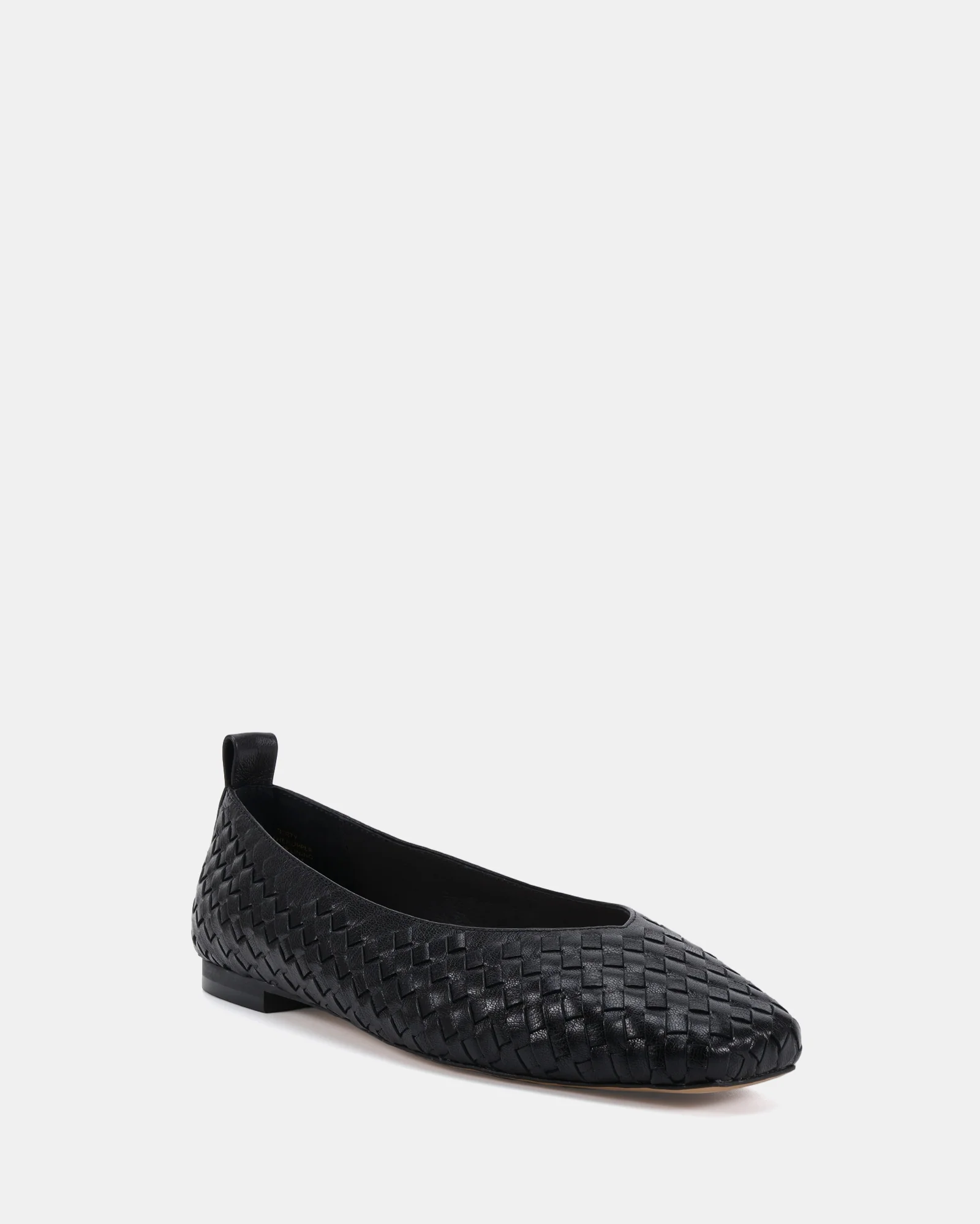 Berty Black Leather Ballet Flat - Image 2