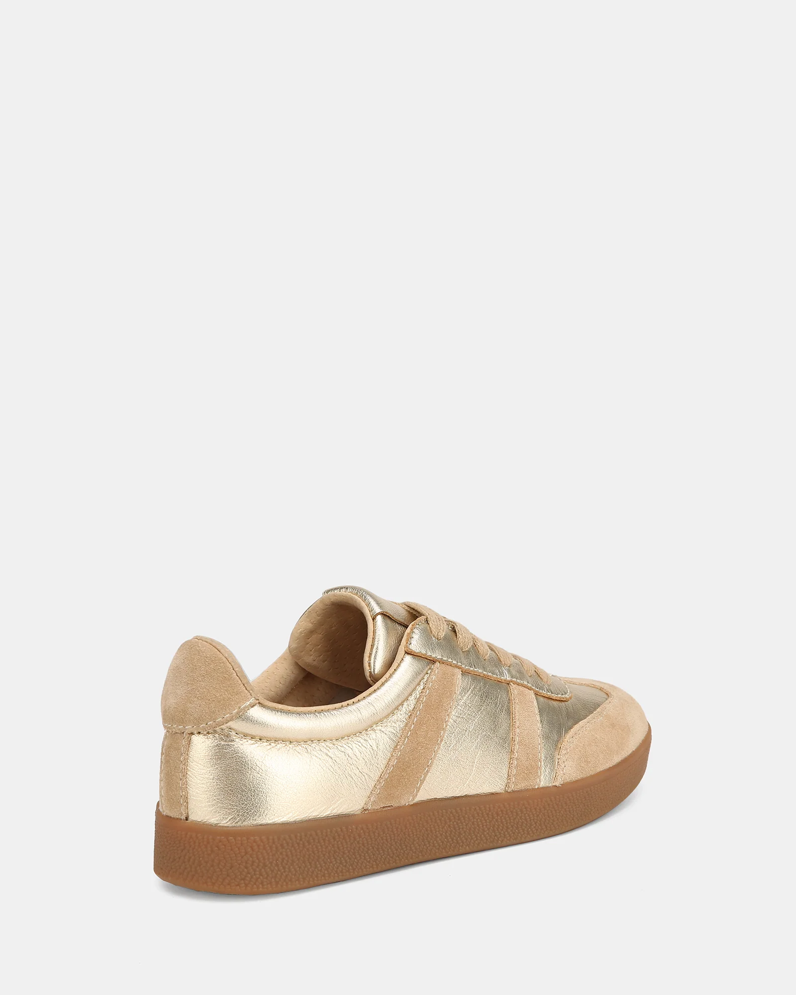 Boston Gold Metallic Leather Sneaker - Image 4