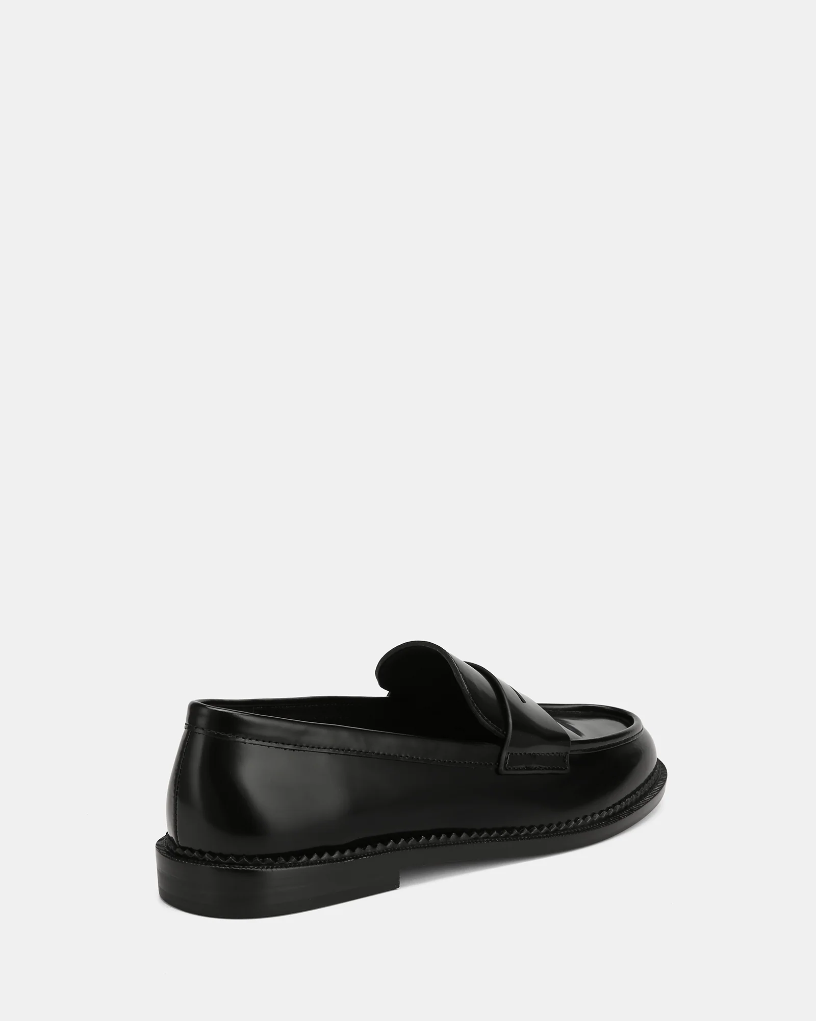Brody Black Leather Loafer - Image 4