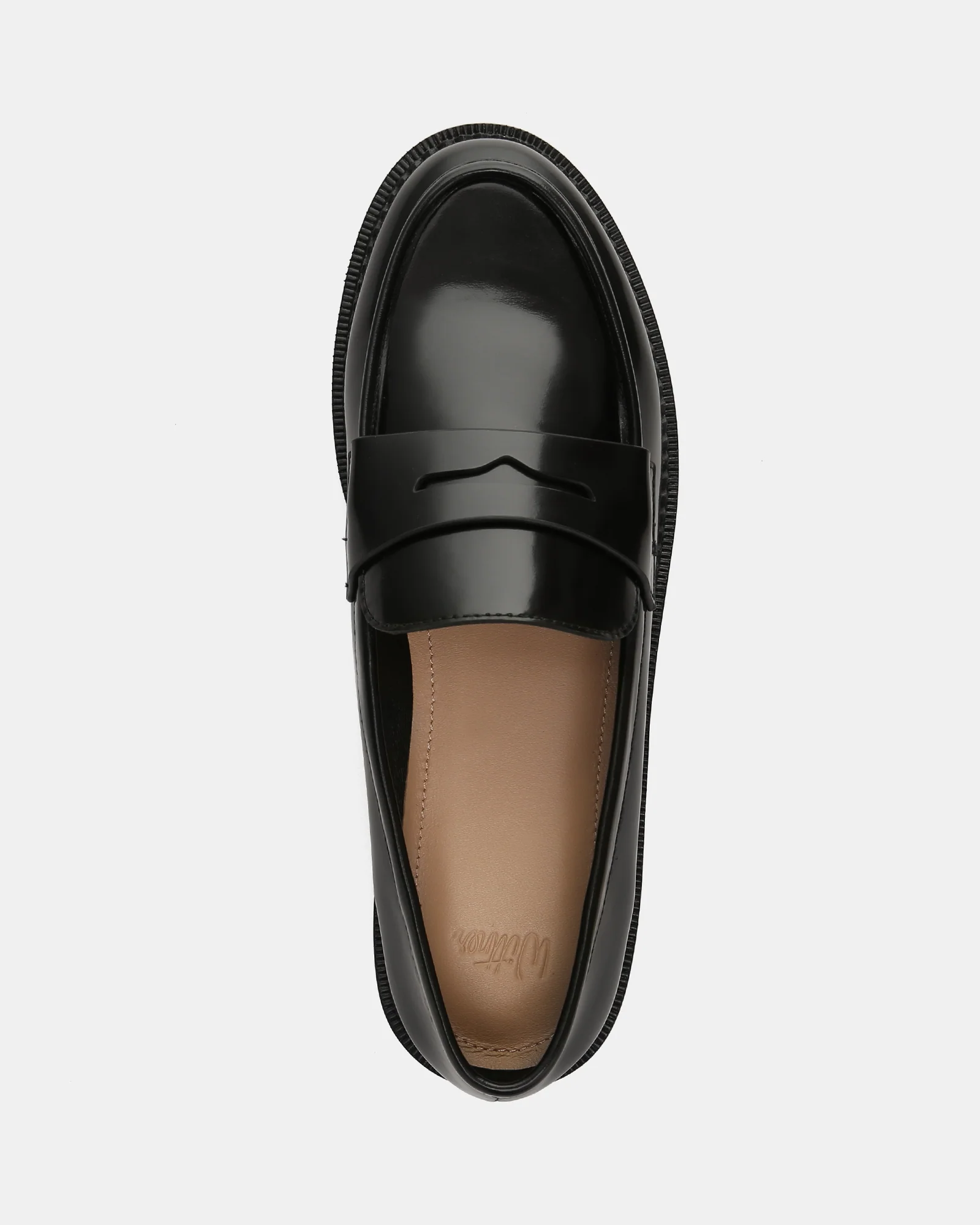 Brody Black Leather Loafer - Image 5