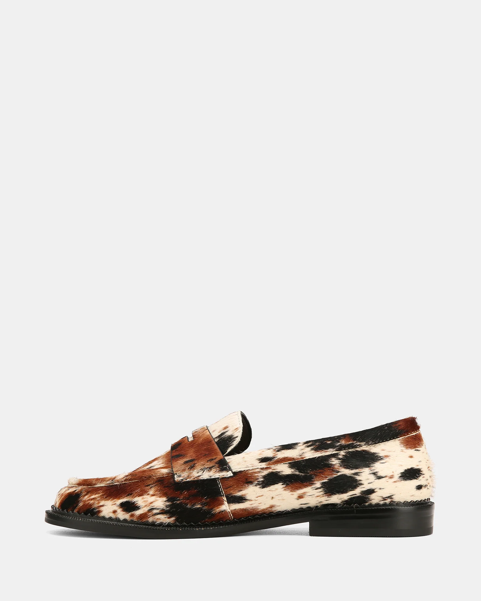 Brody Cowhide Print Leather Flat Loafers - Image 6