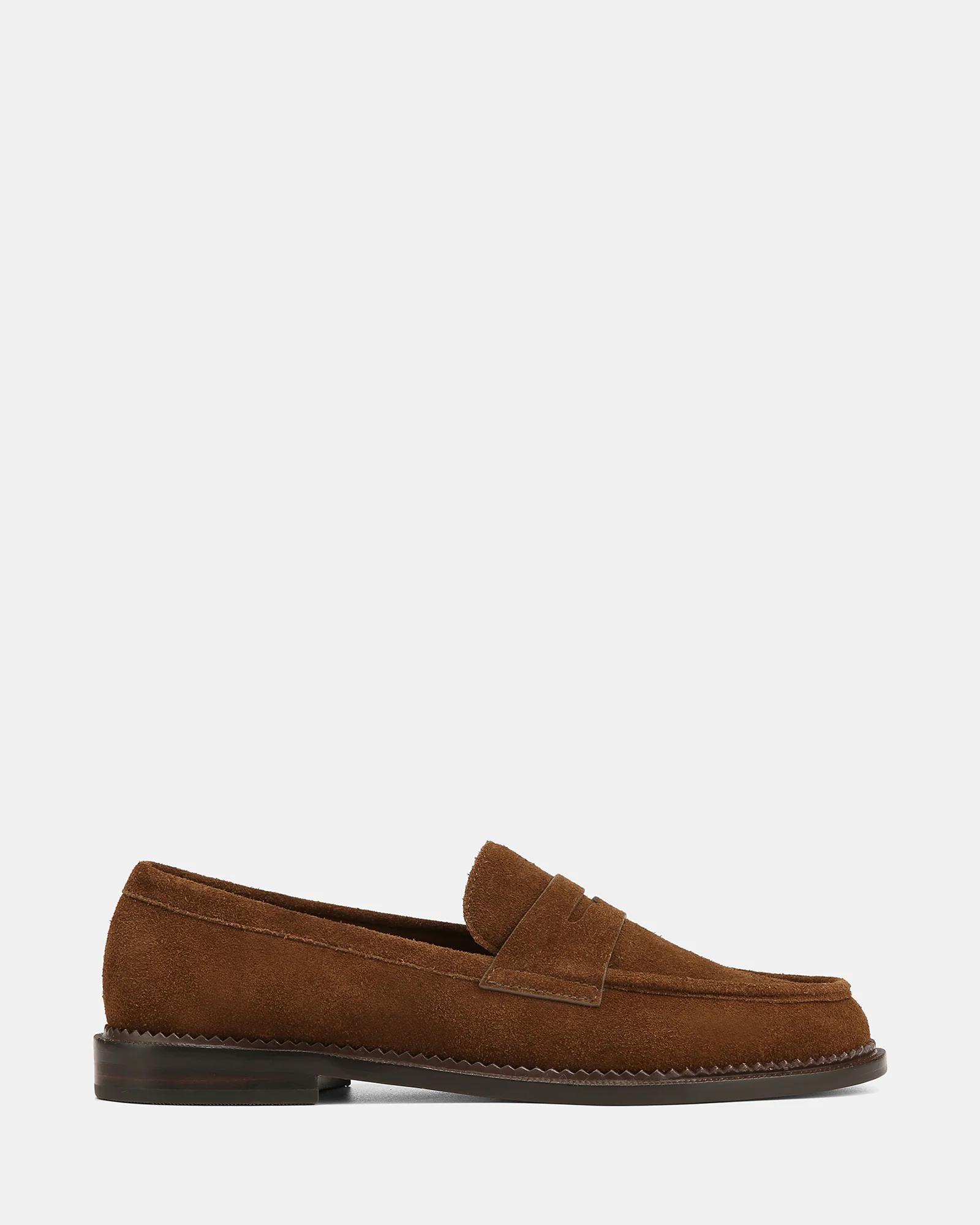 Brody Dark Brown Suede Leather Loafer