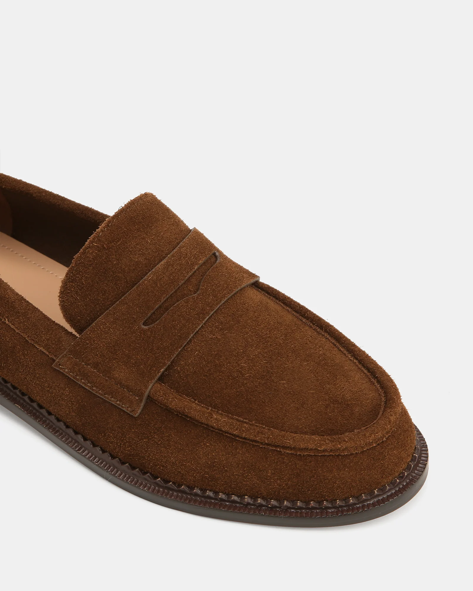 Brody Dark Brown Suede Leather Loafer - Image 3
