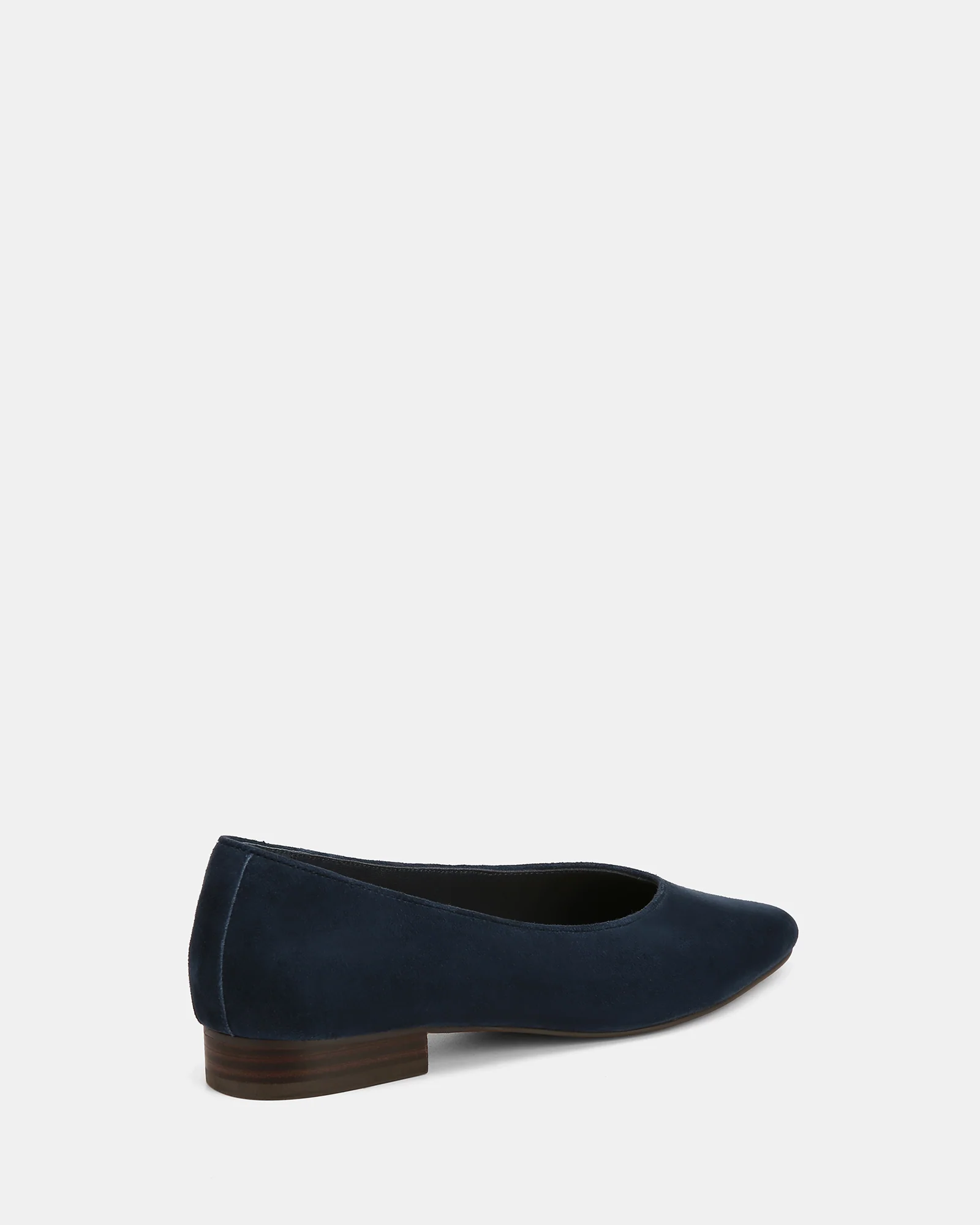 Calio Navy Suede Leather Ballet Flat - Image 4