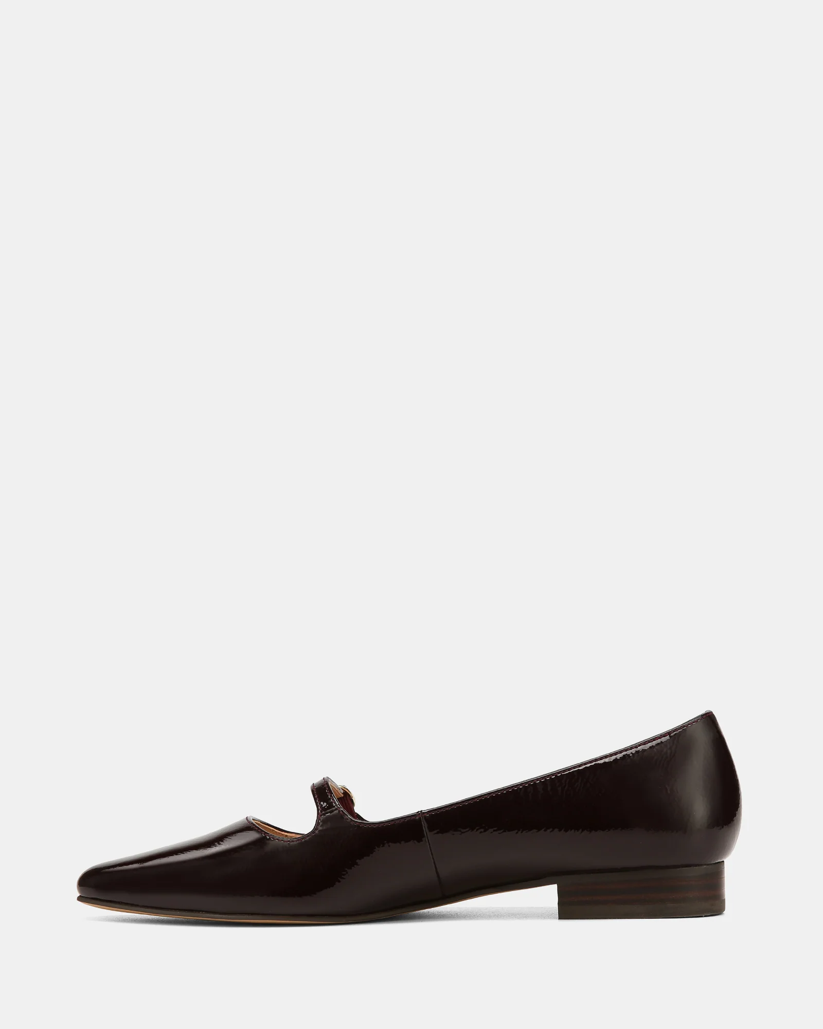 Carina Raisin Patent Leather Pointed Ballet Flat - Image 6