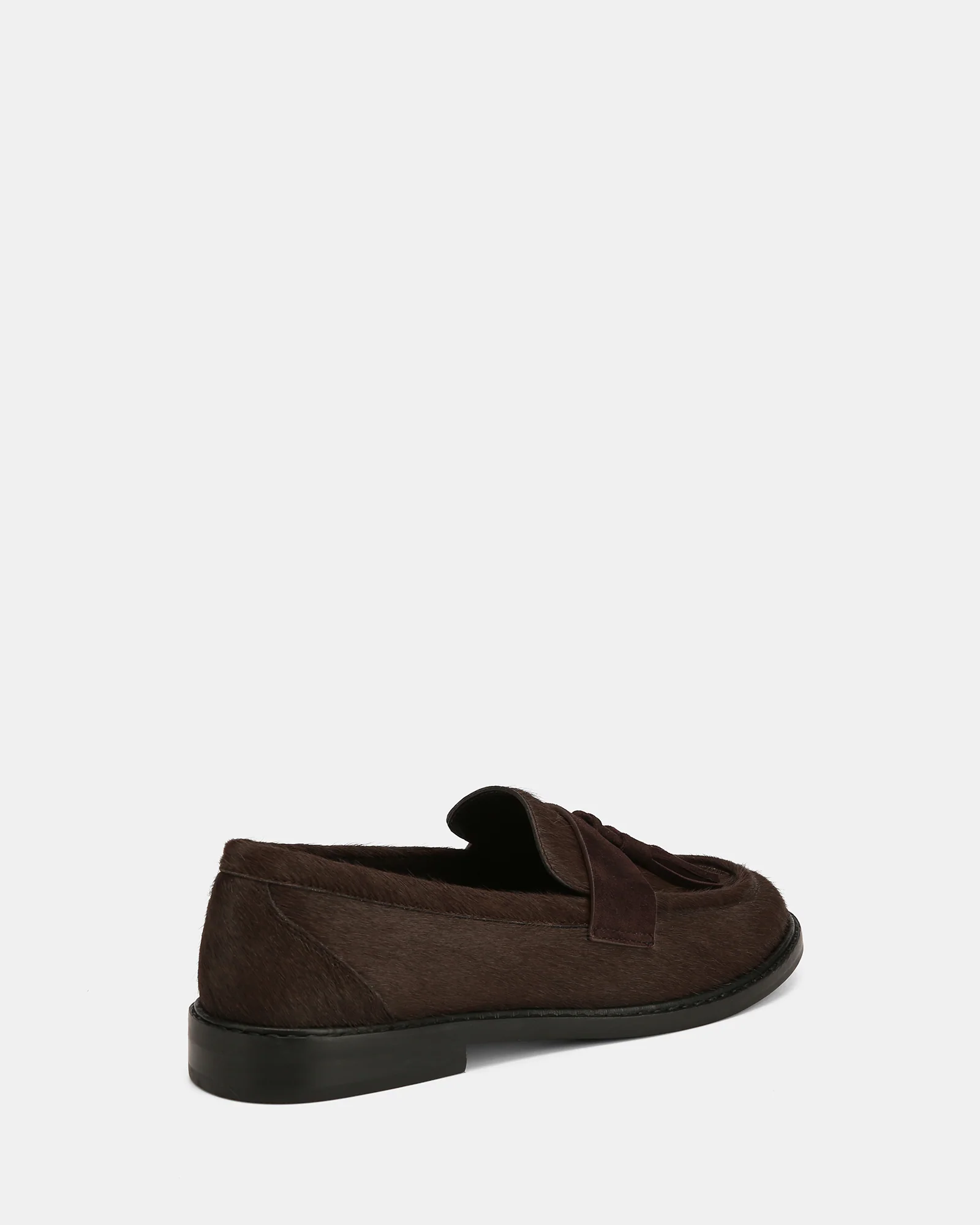 Evelyn Chocolate Hair-on Leather Loafer - Image 4