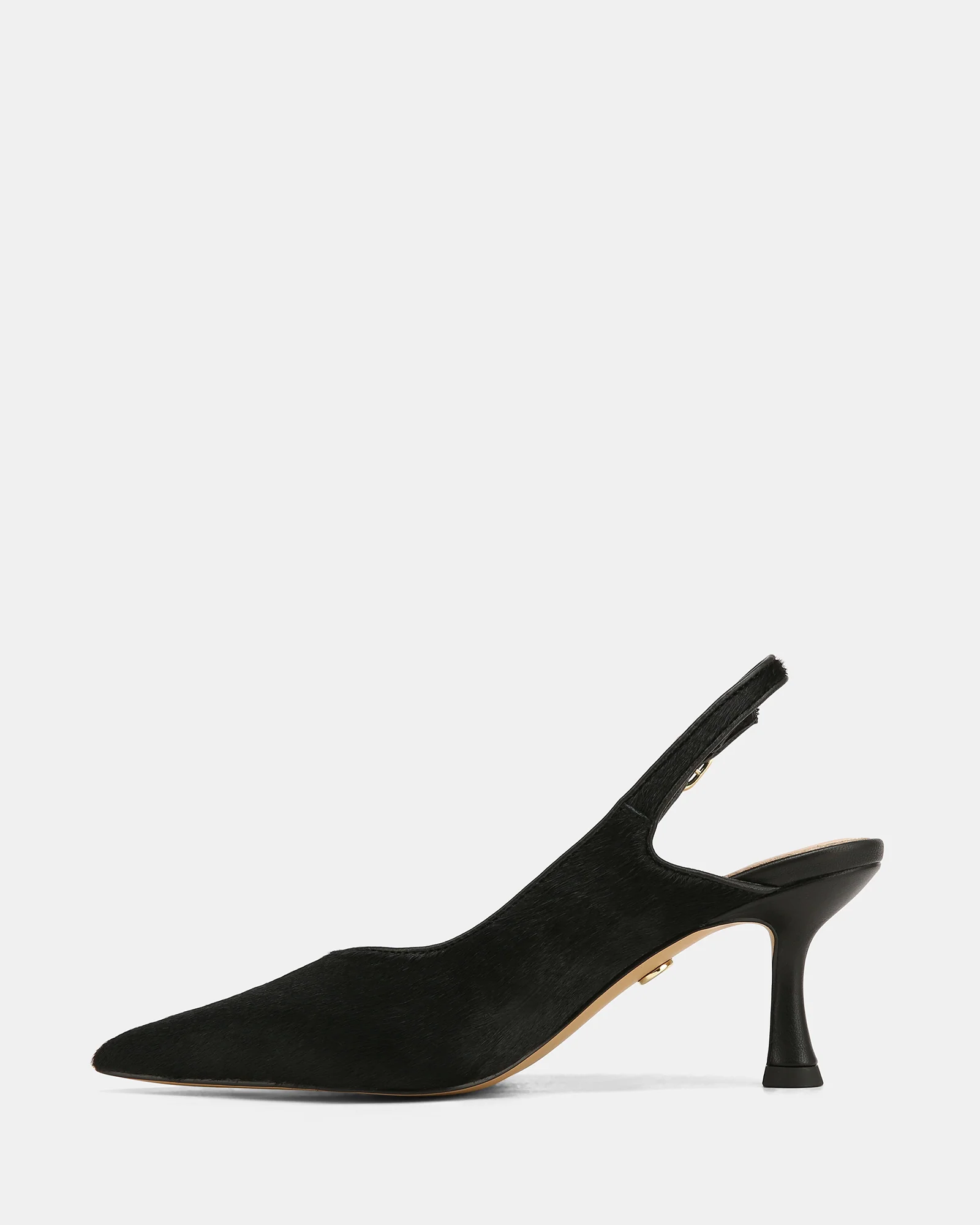 Lilly Black Hair-on Leather Slingback - Image 6