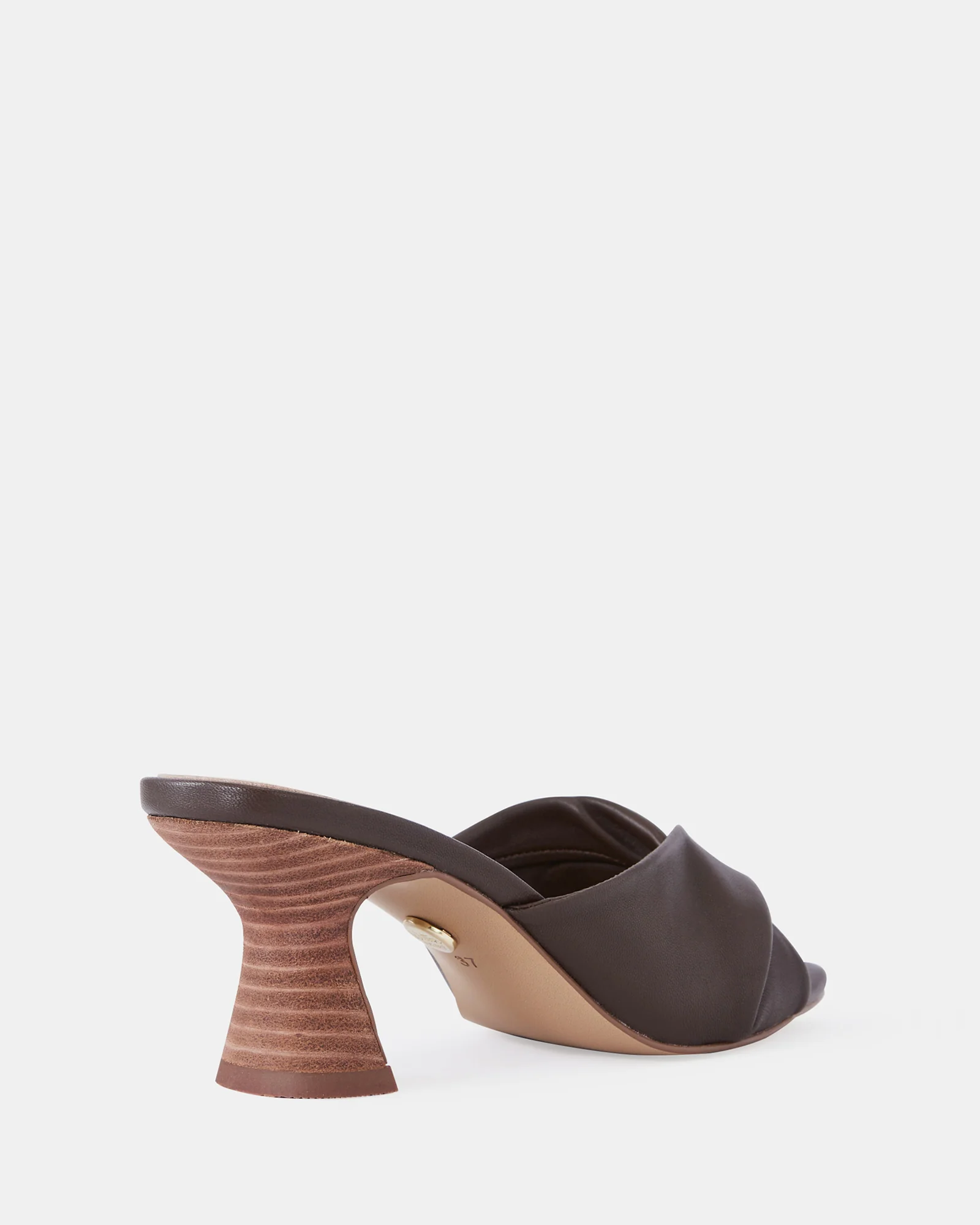 Marlee Syrup Leather Flared Heel Mule - Image 4