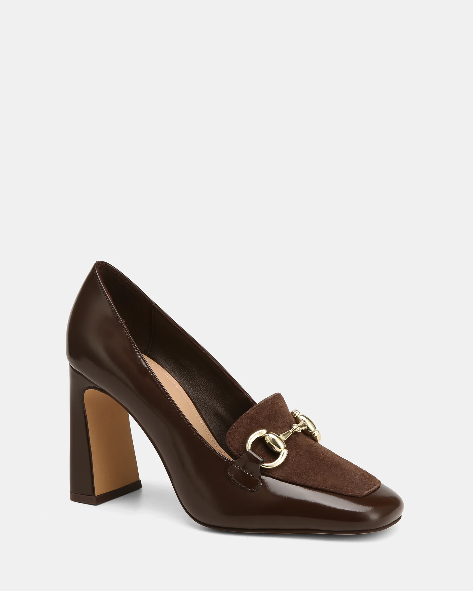 Pence Chocolate Leather Pump - Image 2
