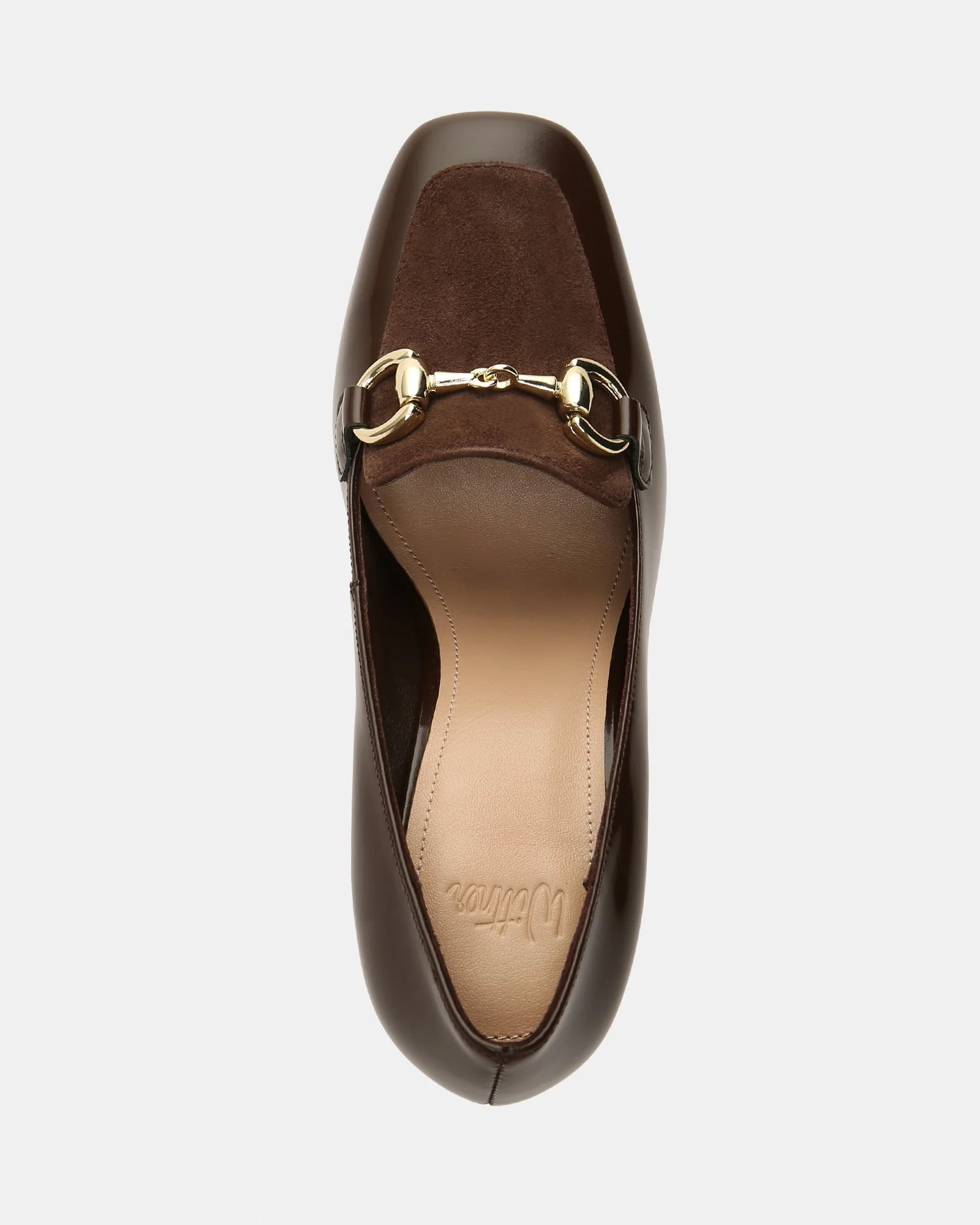 Pence Chocolate Leather Pump - Image 5