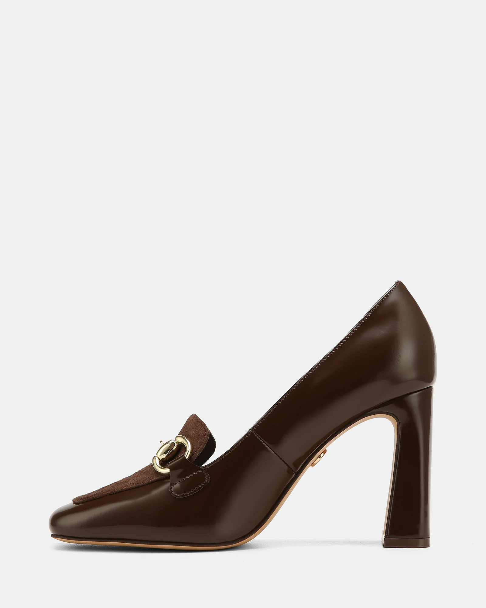 Pence Chocolate Leather Pump - Image 6
