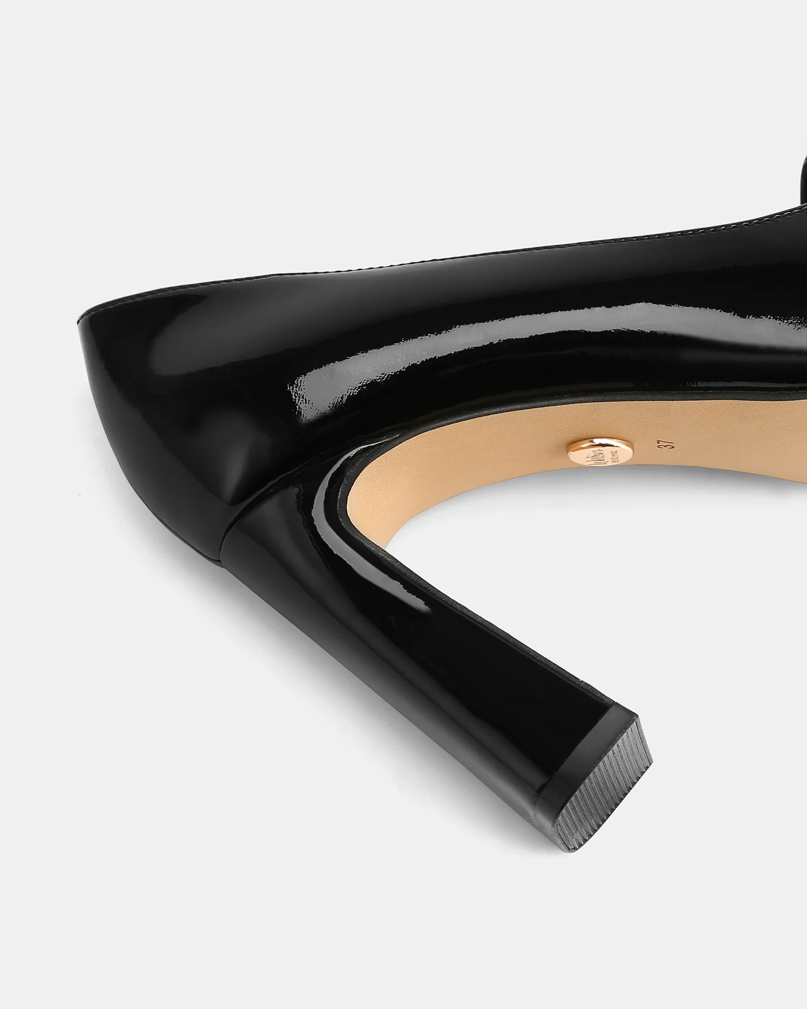 Perley Black Patent Leather Pump - Image 4