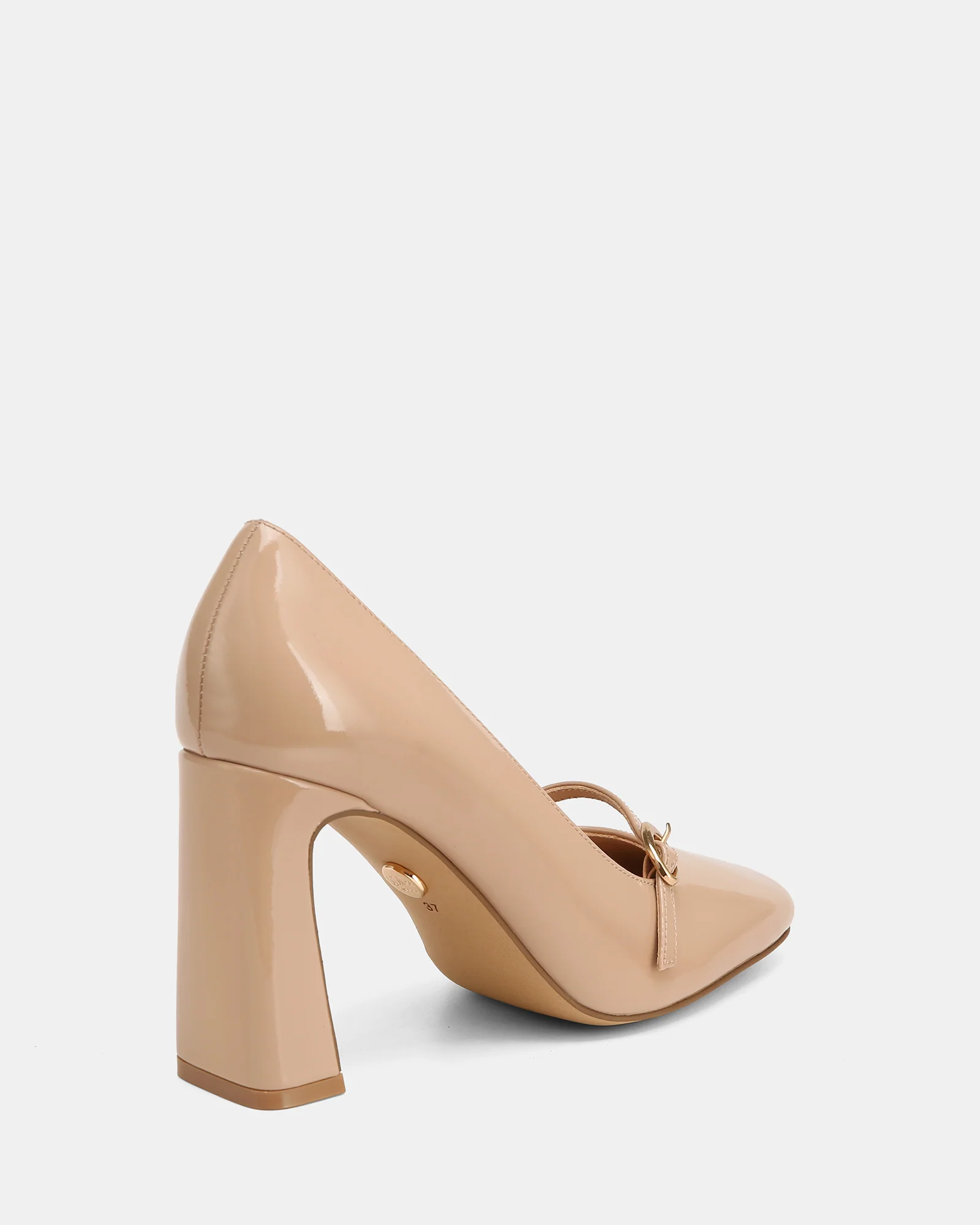 Perley Nude Patent Leather Pump - Image 4