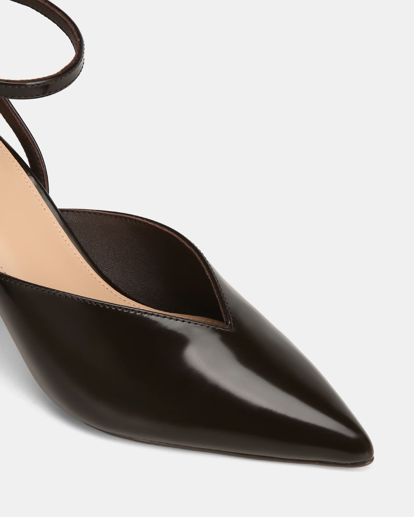 Sidney Ebony Leather Heel - Image 3